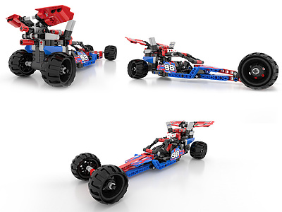 乐高积木玩具汽车模型3d模型