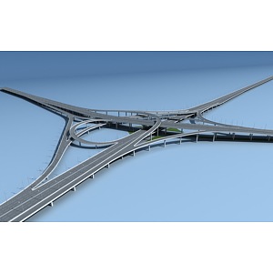 水泥立交桥3d模型