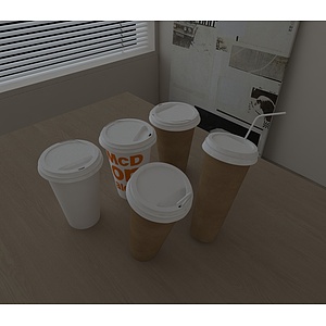 咖啡杯3d模型