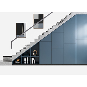 现代楼梯3d模型