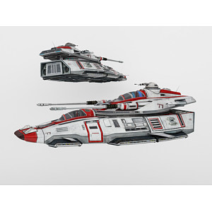 现代宇宙战舰宇宙战船3d模型