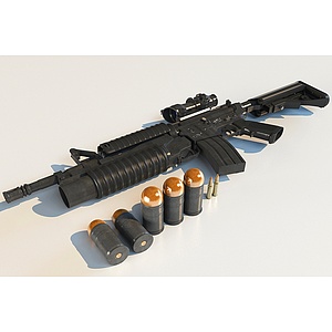 冲锋枪3d模型