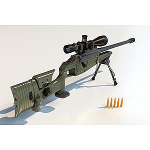 狙击步枪3d模型