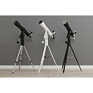 现代天文观星望远镜3d模型
