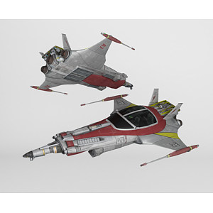喷气式战斗机攻击机飞机3d模型