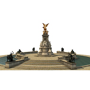 欧式景观雕塑3d模型