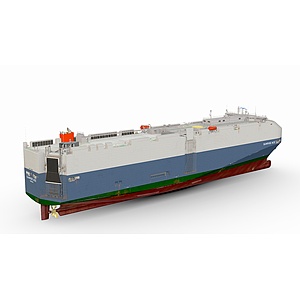 轮船邮轮货轮3d模型