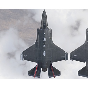 美国F35A联合攻击机飞机3d模型
