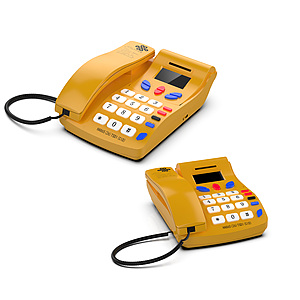 固定电话机3d模型