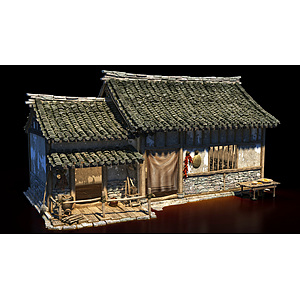 农村老式房子3d模型