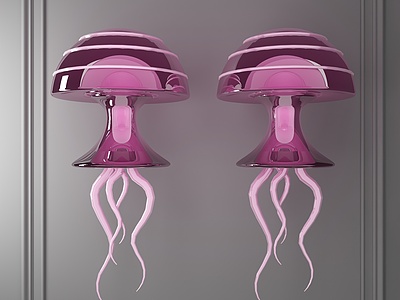3d水母灯模型