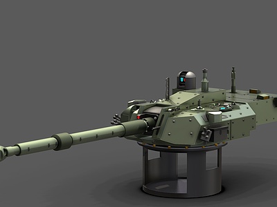炮弹发射架发射架3d模型