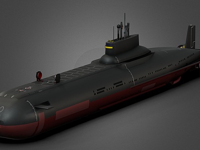 北风之神潜艇核潜艇3d模型