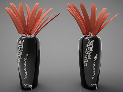 装饰花瓶模型3d模型