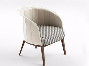 现代单人沙发休闲椅子组合模型3d模型