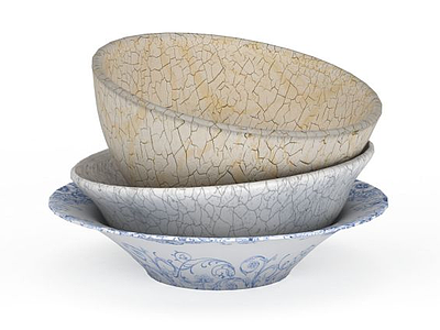 3d陶瓷碗模型