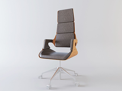 3d现代简约办公椅模型