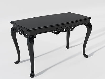 3d新古典桌子模型