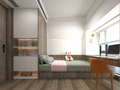 卧室儿童房模型3d模型