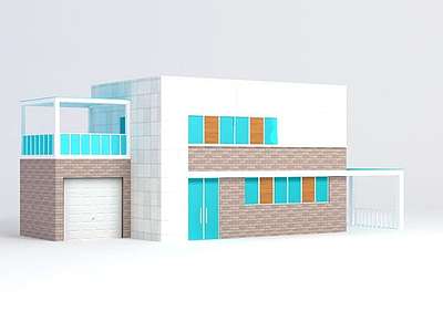 3d民宅别墅模型