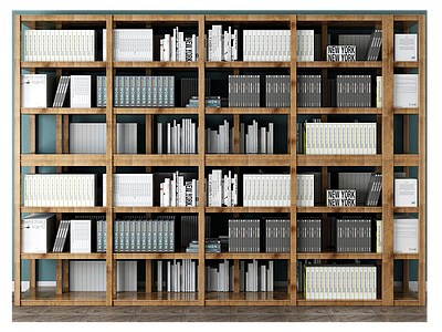 酒柜书架装饰架模型3d模型