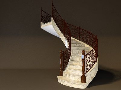 旋转楼梯模型