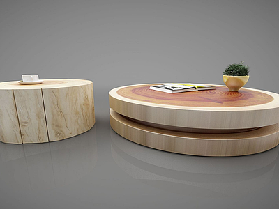 新中市风格餐桌家具模型3d模型
