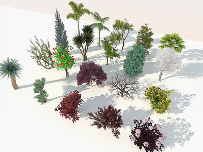 树木9-双数模型3d模型