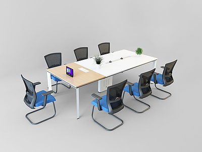 3d会议桌椅模型
