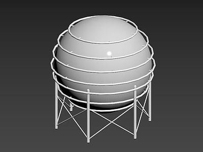 球罐模型3d模型
