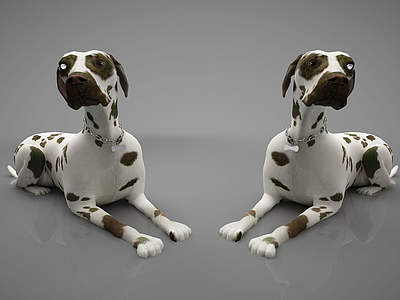 动物狗模型3d模型