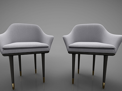 3d现代风格餐椅模型