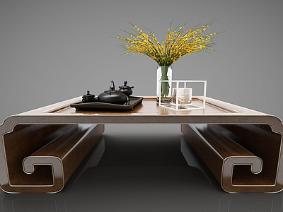 茶桌模型3d模型