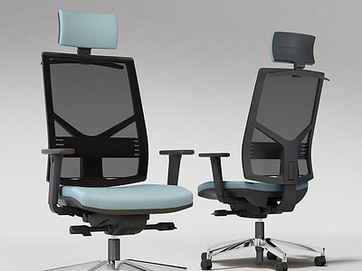 3d现代办公椅模型