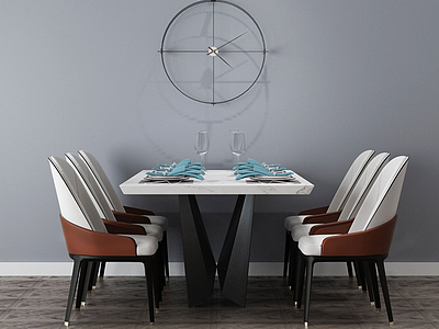 餐桌椅模型3d模型