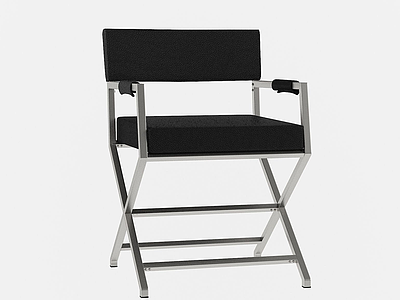 现代休闲扶手单椅模型3d模型