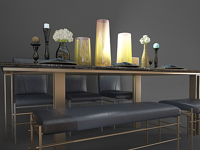 桌椅模型3d模型