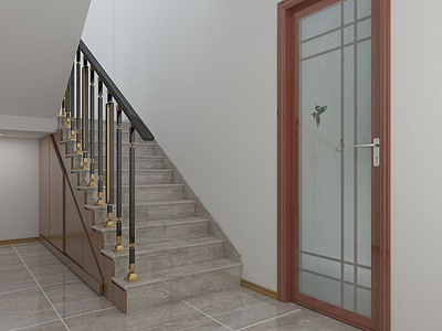楼梯间模型3d模型