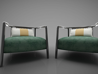 新中式风格沙发模型3d模型
