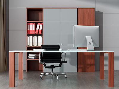 3d办公室模型
