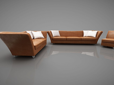 现代风格沙发模型3d模型