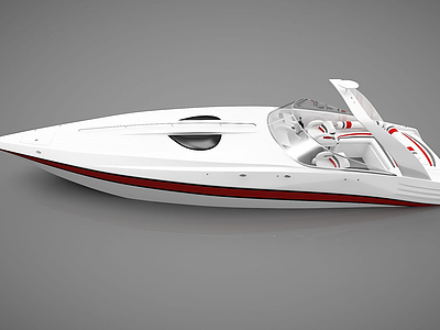 创意小船模型3d模型