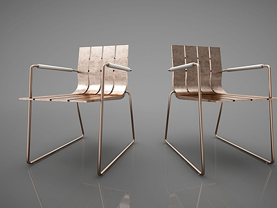3d现代风格休闲椅子模型