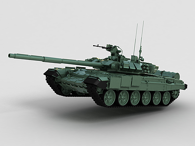 3dT90二战坦克模型