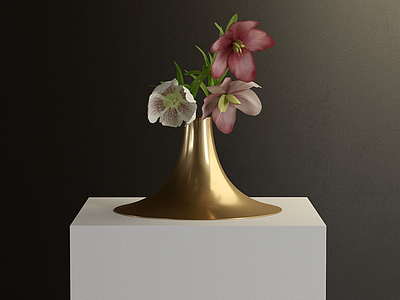 3d花瓶模型