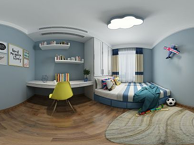 3d儿童卧室卧室模型