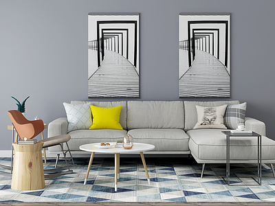 家具饰品组合沙发模型3d模型