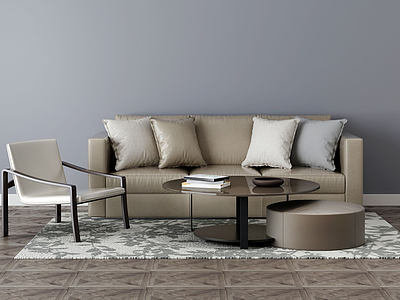 3d家具组合沙发模型