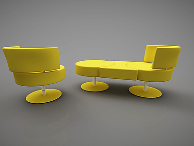 创意休闲沙发模型3d模型