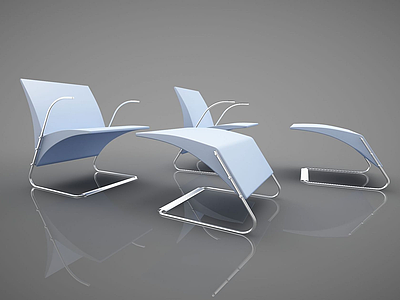创意座椅组合模型3d模型